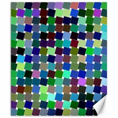 Geometric Background Colorful Canvas 20  X 24 