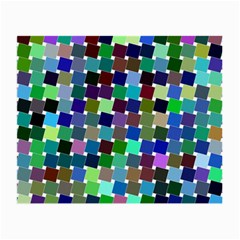 Geometric Background Colorful Small Glasses Cloth (2 Sides)