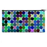 Geometric Background Colorful Pencil Cases Back