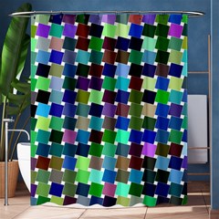 Geometric Background Colorful Shower Curtain 60  X 72  (medium) 