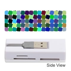 Geometric Background Colorful Memory Card Reader (stick) by HermanTelo