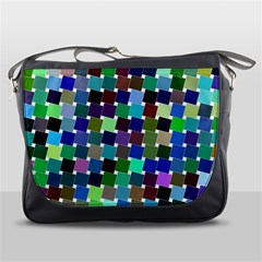 Geometric Background Colorful Messenger Bag