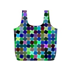 Geometric Background Colorful Full Print Recycle Bag (s)