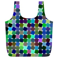 Geometric Background Colorful Full Print Recycle Bag (xl)