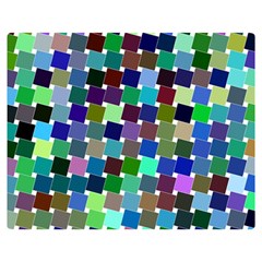 Geometric Background Colorful Double Sided Flano Blanket (medium) 