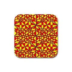 Rby-3-4 Rubber Square Coaster (4 Pack) 