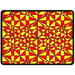 Rby-3-4 Fleece Blanket (large)  by ArtworkByPatrick