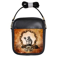 Awesome Skeleton With Skulls Girls Sling Bag