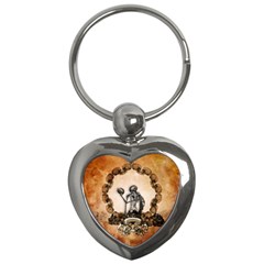 Awesome Skeleton With Skulls Key Chain (Heart)