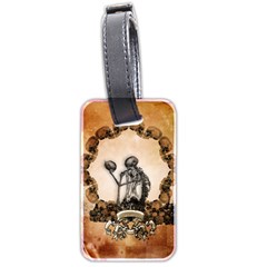 Awesome Skeleton With Skulls Luggage Tag (two sides)