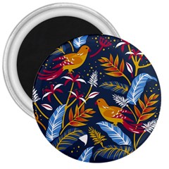 Colorful Birds In Nature 3  Magnets by Sobalvarro