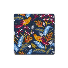 Colorful Birds In Nature Square Magnet by Sobalvarro