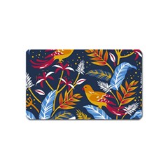 Colorful Birds In Nature Magnet (name Card) by Sobalvarro