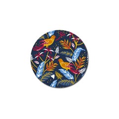 Colorful Birds In Nature Golf Ball Marker (4 Pack) by Sobalvarro