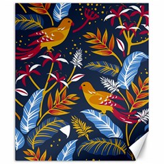 Colorful Birds In Nature Canvas 20  X 24  by Sobalvarro