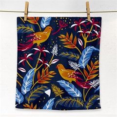 Colorful Birds In Nature Face Towel by Sobalvarro