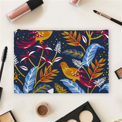 Colorful Birds In Nature Cosmetic Bag (large) by Sobalvarro