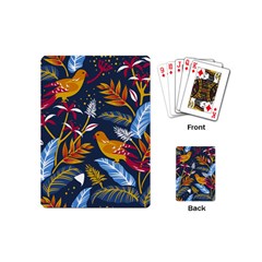 Colorful Birds In Nature Playing Cards Single Design (mini) by Sobalvarro