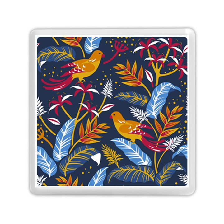 Colorful birds in nature Memory Card Reader (Square)