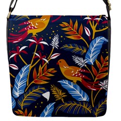 Colorful Birds In Nature Flap Closure Messenger Bag (s) by Sobalvarro