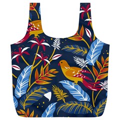 Colorful Birds In Nature Full Print Recycle Bag (xl) by Sobalvarro