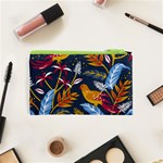 Colorful birds in nature Cosmetic Bag (XS) Back