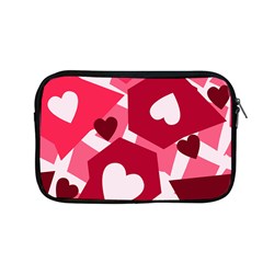 Pink Hearts Pattern Love Shape Apple MacBook Pro 13  Zipper Case