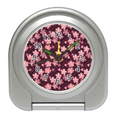 Cherry Blossoms Japanese Travel Alarm Clock by HermanTelo