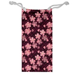 Cherry Blossoms Japanese Jewelry Bag