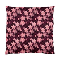 Cherry Blossoms Japanese Standard Cushion Case (two Sides) by HermanTelo