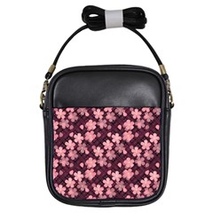 Cherry Blossoms Japanese Girls Sling Bag