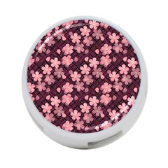 Cherry Blossoms Japanese 4-port Usb Hub (one Side)