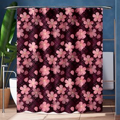 Cherry Blossoms Japanese Shower Curtain 60  X 72  (medium) 