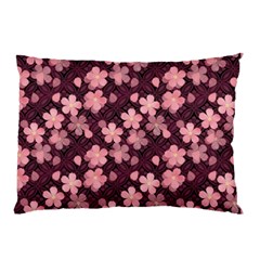 Cherry Blossoms Japanese Pillow Case (two Sides) by HermanTelo