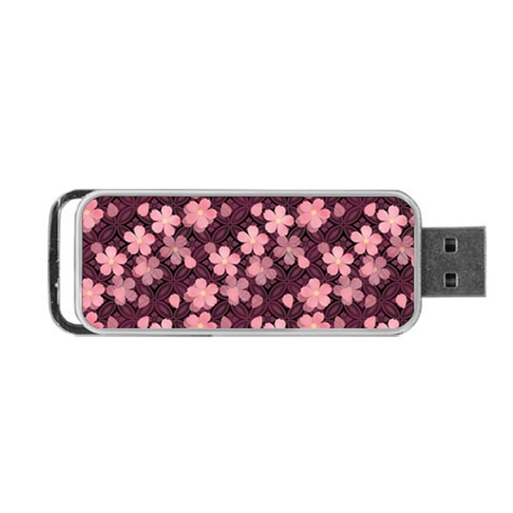 Cherry Blossoms Japanese Portable USB Flash (One Side)