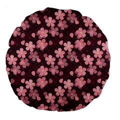 Cherry Blossoms Japanese Large 18  Premium Round Cushions