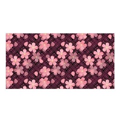 Cherry Blossoms Japanese Satin Shawl