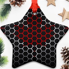 Canada Flag Hexagon Ornament (star) by HermanTelo