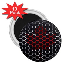 Canada Flag Hexagon 2 25  Magnets (10 Pack)  by HermanTelo