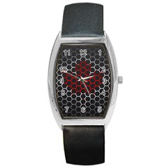 Canada Flag Hexagon Barrel Style Metal Watch