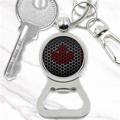 Canada Flag Hexagon Bottle Opener Key Chain by HermanTelo