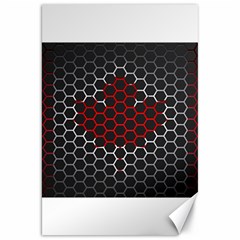 Canada Flag Hexagon Canvas 20  X 30 