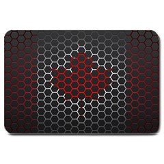 Canada Flag Hexagon Large Doormat 