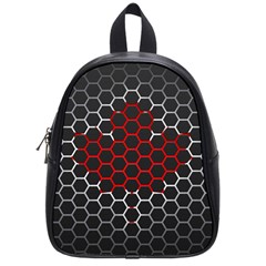 Canada Flag Hexagon School Bag (small) by HermanTelo