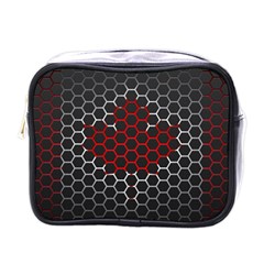 Canada Flag Hexagon Mini Toiletries Bag (one Side)