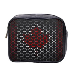 Canada Flag Hexagon Mini Toiletries Bag (two Sides)