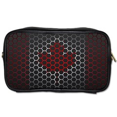 Canada Flag Hexagon Toiletries Bag (two Sides) by HermanTelo