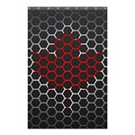 Canada Flag Hexagon Shower Curtain 48  x 72  (Small)  Curtain(48  X 72 ) - 42.18 x64.8  Curtain(48  X 72 )