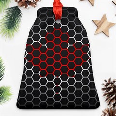 Canada Flag Hexagon Bell Ornament (two Sides)