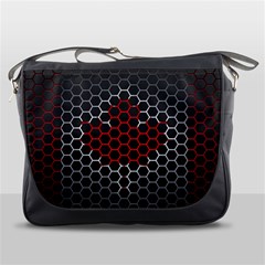 Canada Flag Hexagon Messenger Bag by HermanTelo